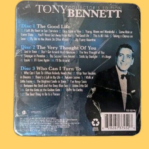 Tony Bennett Original Collectors Edition Music 3 CD Tin Box Set 2007 NEW SEALED - Picture 2 of 6